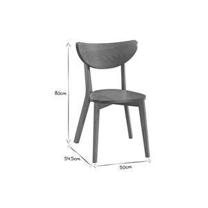 Chaises bois clair (lot de 2) leena