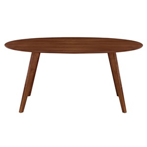 Table à manger  ovale en bois foncé l160 cm marik