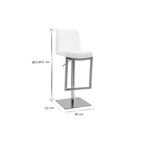 Tabouret de bar blanc kyle