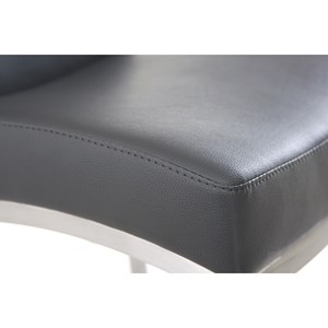 Tabourets de bar gris foncé h70 cm (lot de 2) olly