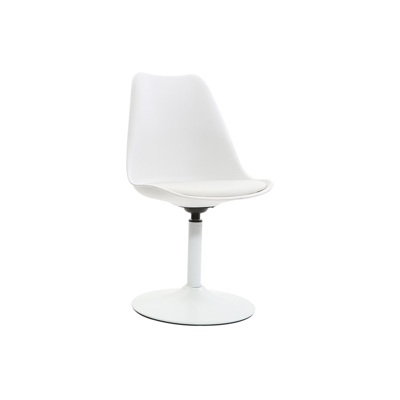 Chaise pivotant blanc mat steevy v2