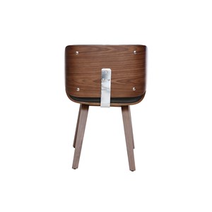 Chaise noir et bois foncé rubbens