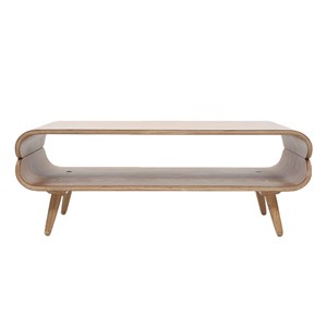 Table basse rectangulaire bois clair l118 cm takla