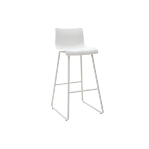 Tabourets de bar blanc 76 cm (lot de 2) ona