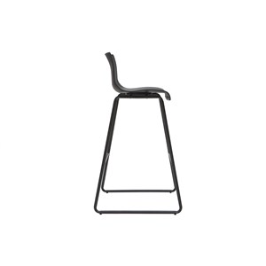 Tabourets de bar noir 76 cm (lot de 2) ona