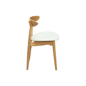 Chaises en bois clair et blanc (lot de 2) walford