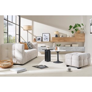 Élément mural tv horizontal en bois clair  l137.5 cm eternel