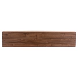 Élément mural tv horizontal finition bois foncé noyer l137.5 cm eternel