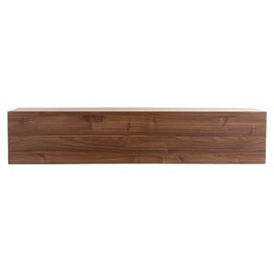 Élément mural tv horizontal finition bois foncé noyer l137.5 cm eternel