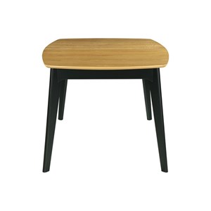 Table extensible  rectangulaire bois et noir l140-180 cm meena