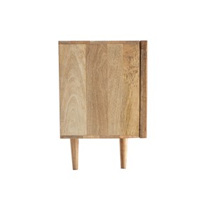 Buffet en bois manguier massif 2 portes coulissantes l140 cm alba