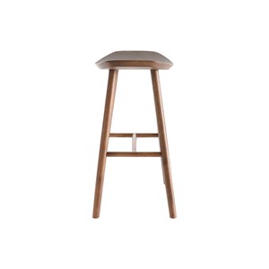Tabouret de bar noyer h65 cm demory