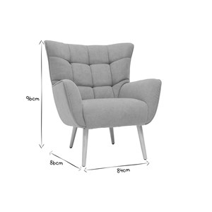 Fauteuil en tissu effet velours jaune moutarde et bois clair avery