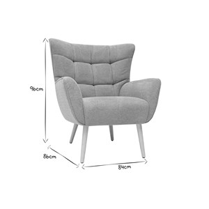 Fauteuil en tissu effet velours texturé terracotta et bois clair avery