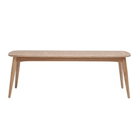Banc bois clair l130 cm nordeco
