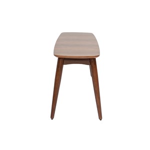 Banc  bois foncé noyer l130 cm nordeco