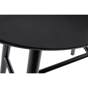 Tabouret de bar noir 72 cm demory