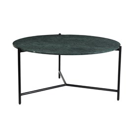 Table basse ronde en marbre vert d90 cm bumcello