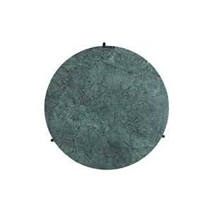 Table basse ronde en marbre vert d90 cm bumcello