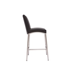 Tabourets de bar noirs h70 cm (lot de 2) olly
