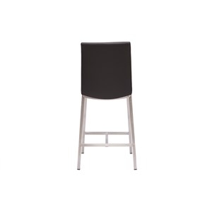 Tabourets de bar noirs h70 cm (lot de 2) olly