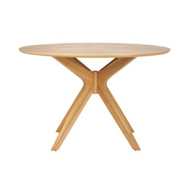 Table à manger ronde chêne d120 cm dielli