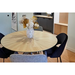 Table à manger ronde chêne d120 cm dielli