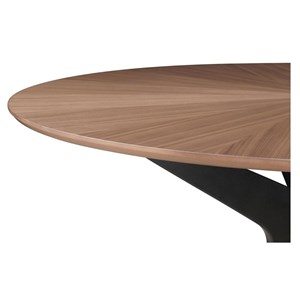 Table à manger ronde noyer d120 cm dielli