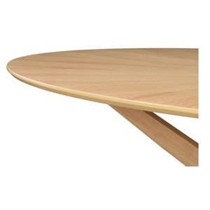 Table à manger ovale chêne l160 cm dielli