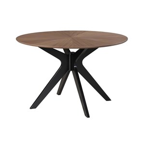 Table à manger ovale noyer l160 cm dielli