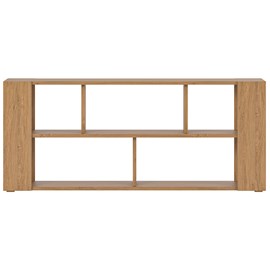 Bibliothèque basse ouverte finition bois clair chêne l167.5 cm musso