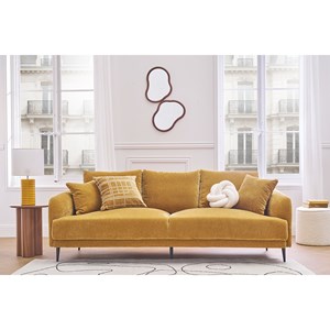 Table d'appoint bois foncé noyer l44 cm hollen