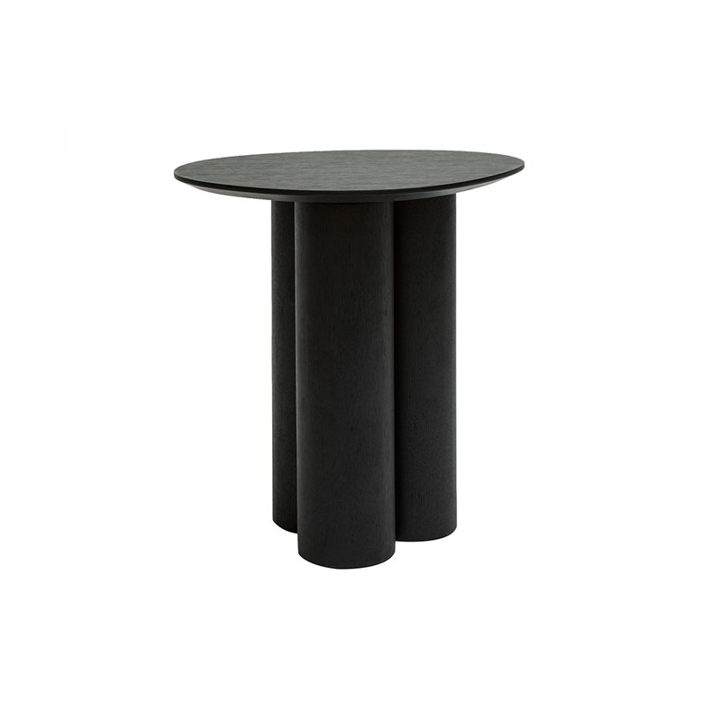 Table d'appoint bois noir l44 cm hollen