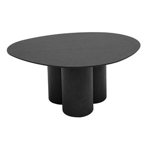 Table basse bois noir l78 cm hollen