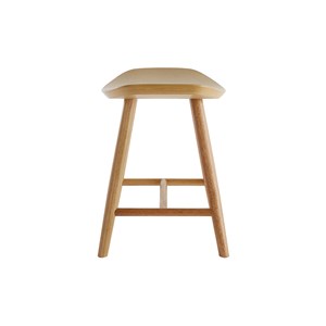 Tabouret bas bois clair h46.5 demory