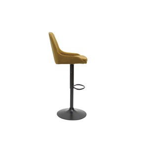 Tabourets de bar réglables velours bronze (lot de 2) holo