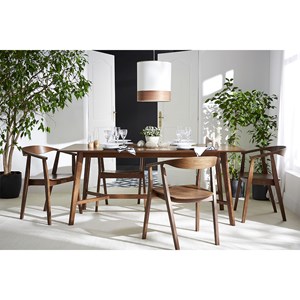 Chaises en bois foncé (lot de 2) bahia