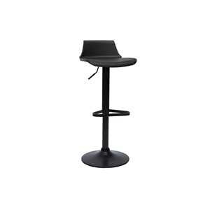 Tabourets de bar réglables noirs 360° (lot de 2) kronos