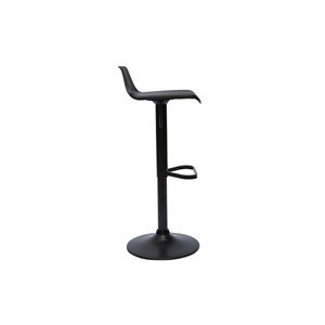 Tabourets de bar réglables noirs 360° (lot de 2) kronos