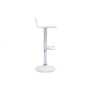 Tabourets de bar réglables blancs 360° (lot de 2) kronos