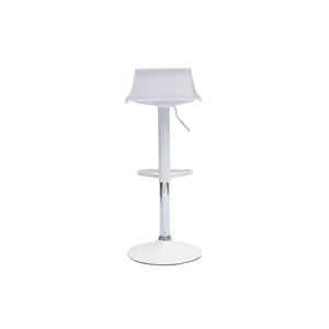 Tabourets de bar réglables blancs 360° (lot de 2) kronos