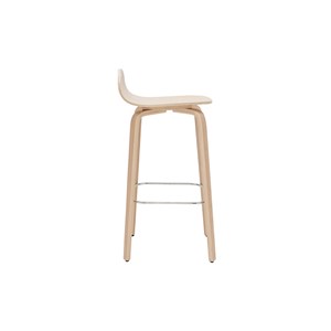 Tabourets de bar bois chêne h68 cm (lot de 2) obra