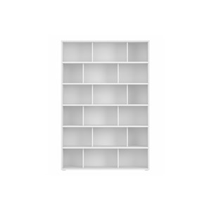Bibliothèque blanc mat l140 cm epure