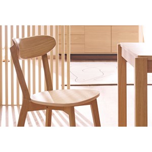 Chaises  bois clair chêne (lot de 2) dove