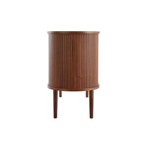 Buffet  en bois foncé noyer 2 portes coulissantes l138 cm epic