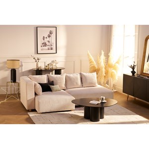 Table basse bois noir l100 cm hollen