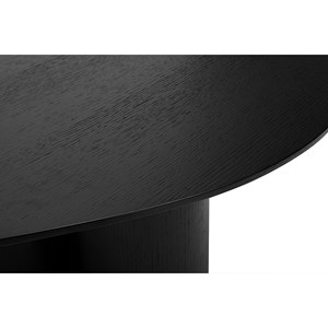 Table basse bois noir l100 cm hollen