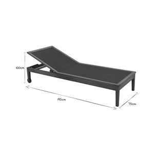 Bain de soleil blanc et bois massif naveen