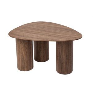 Tables basses gigognes en bois foncé (lot de 2) foleen