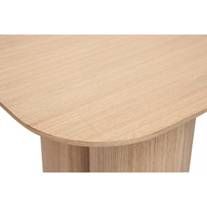 Console en bois clair l100 cm foleen